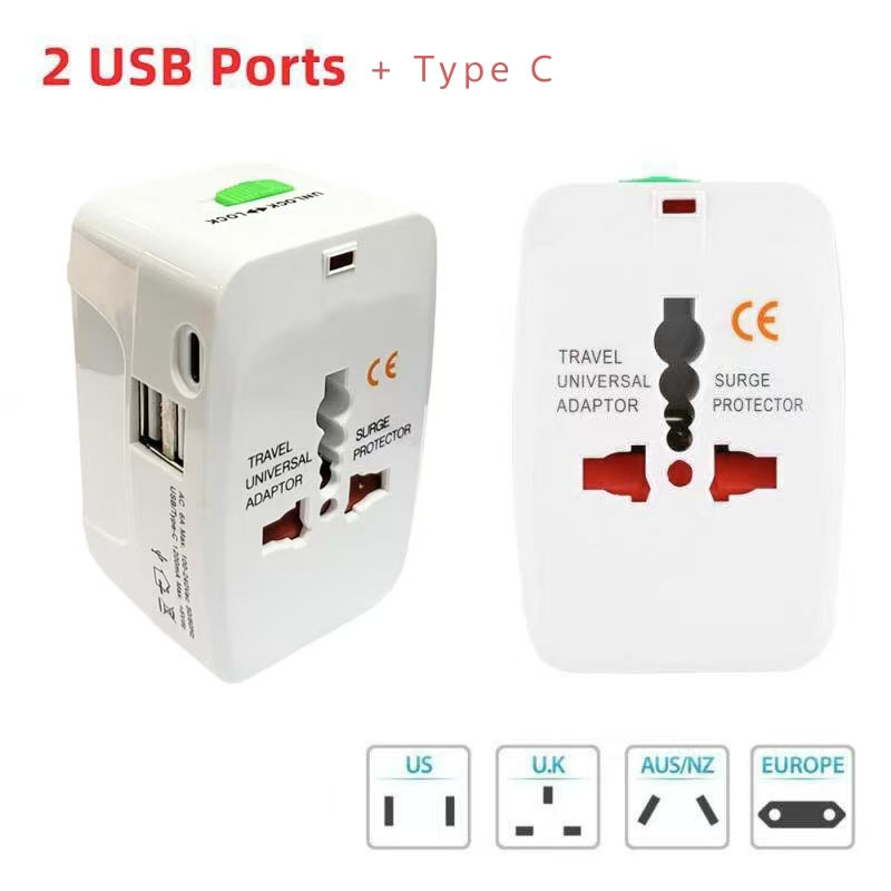 Travel adapter socket multi plug Ac portable socket plug universal adapter ac 220-250V