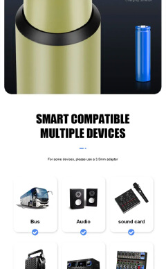 One To Four Wireless Microphone Universal, Suitable For Speaker Amplifiers, Home Karaoke, Entertainment, Stage Ktv，Rechargeable