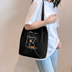 New Arrivals Women'S Bag Tote Bags Large Capacity Art Simple Personality All-In-One Shoulder Bag  Handbags Corduroy Canvas Storage Bag