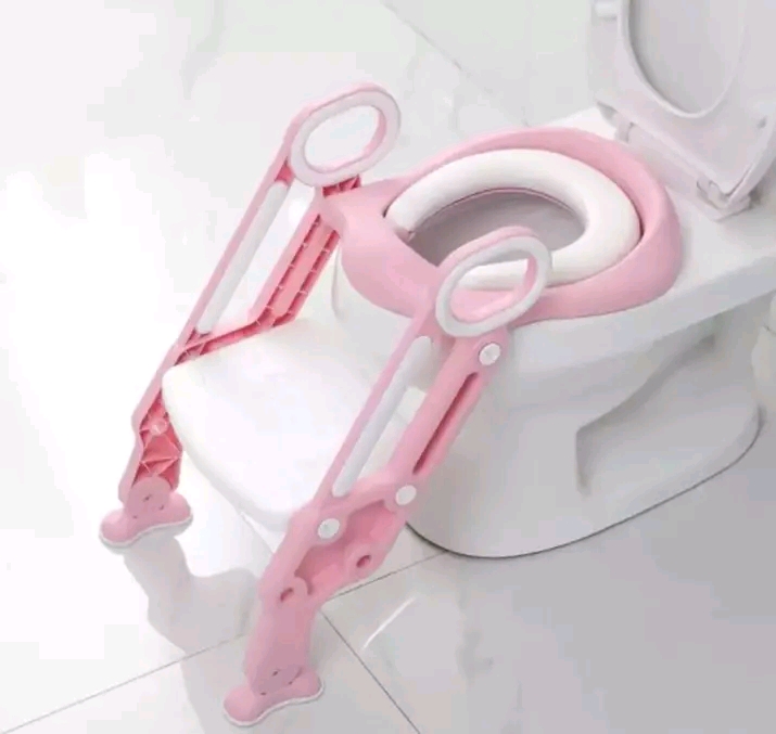 Kids Potty Ladder With PVC Cushion/Soft Pad