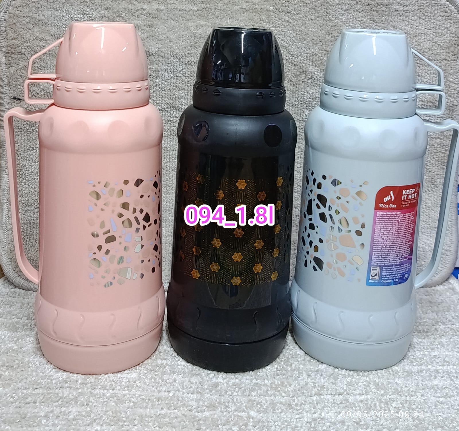 "Nice One" 1.8L Thermal Vacuum Flask (Model 094_1.8l) ☕✨