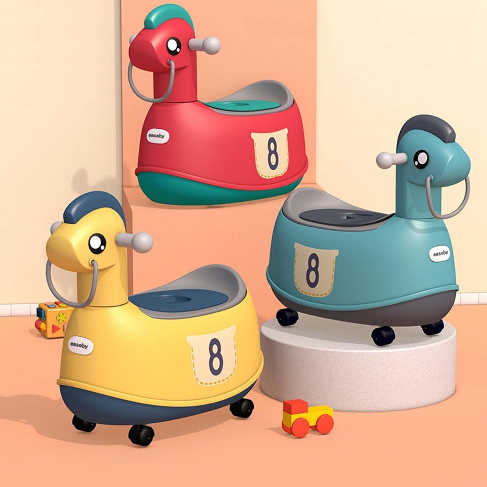 🔥 BEST DEAL OFFER 🔥 - A 1 pc potty Has wheels available at affordable price and of very high quality