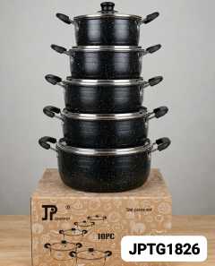 10pc Jamespot (JP)  Granite-Coated Sufuria Set (JPTG1826) 🍲