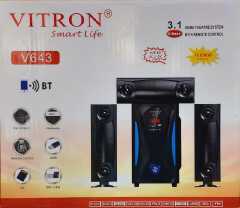 Vitron 3.1 Channel Multimedia Subwoofer System.The Vitron V643 is a powerful 3.1 channel multimedia speaker system engineered to elevate home entertainment, movies, and music playback. Featuring a rob