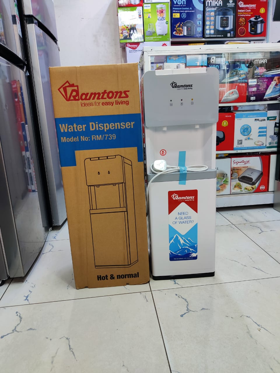 1pc Ramtons RM/739 Hot & Normal Water Dispenser