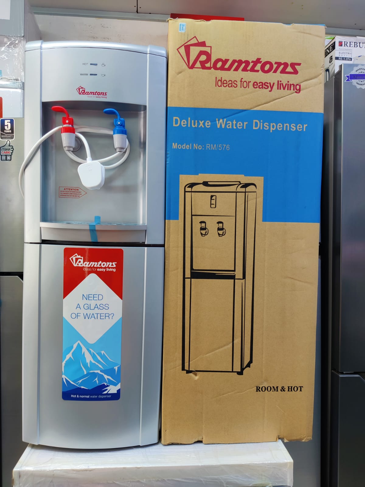 1pc  Ramtons RM/576 Deluxe Room & Hot Water Dispenser