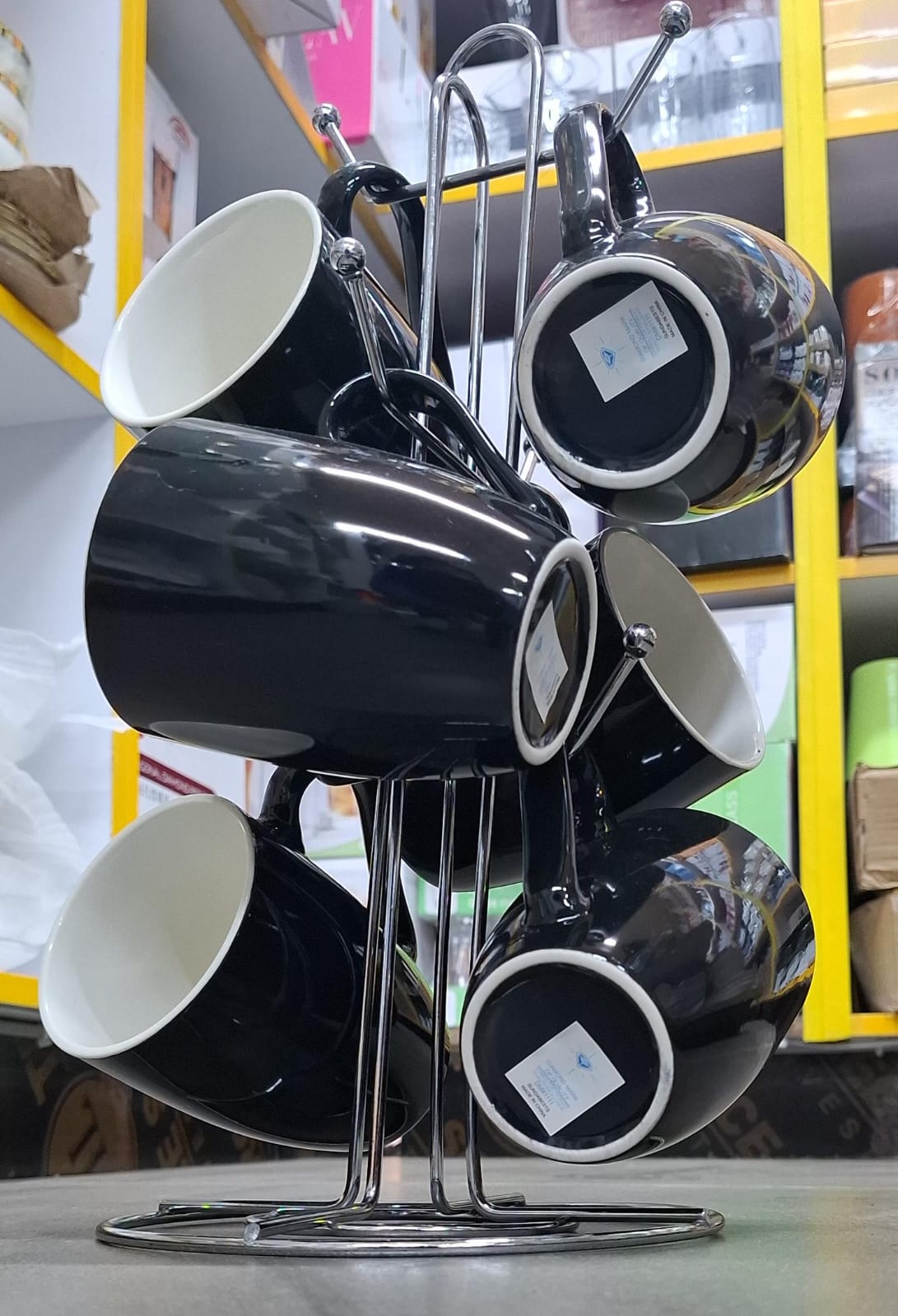🔴 FINAL STOCK OFFER 🔴 - A 6pcs Black mugs at affordable price and of very high quality
