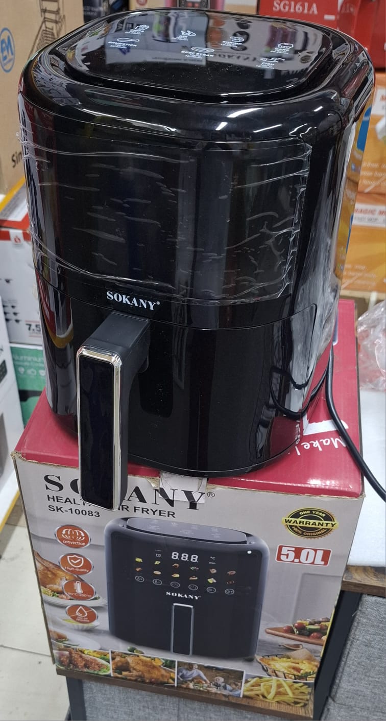 🥇 TOP OFFER 🥇 Sokany 5L Air Fryer Oil Free Fast Cooking Electric Airfryer Durable Kitchen Appliance High Quality