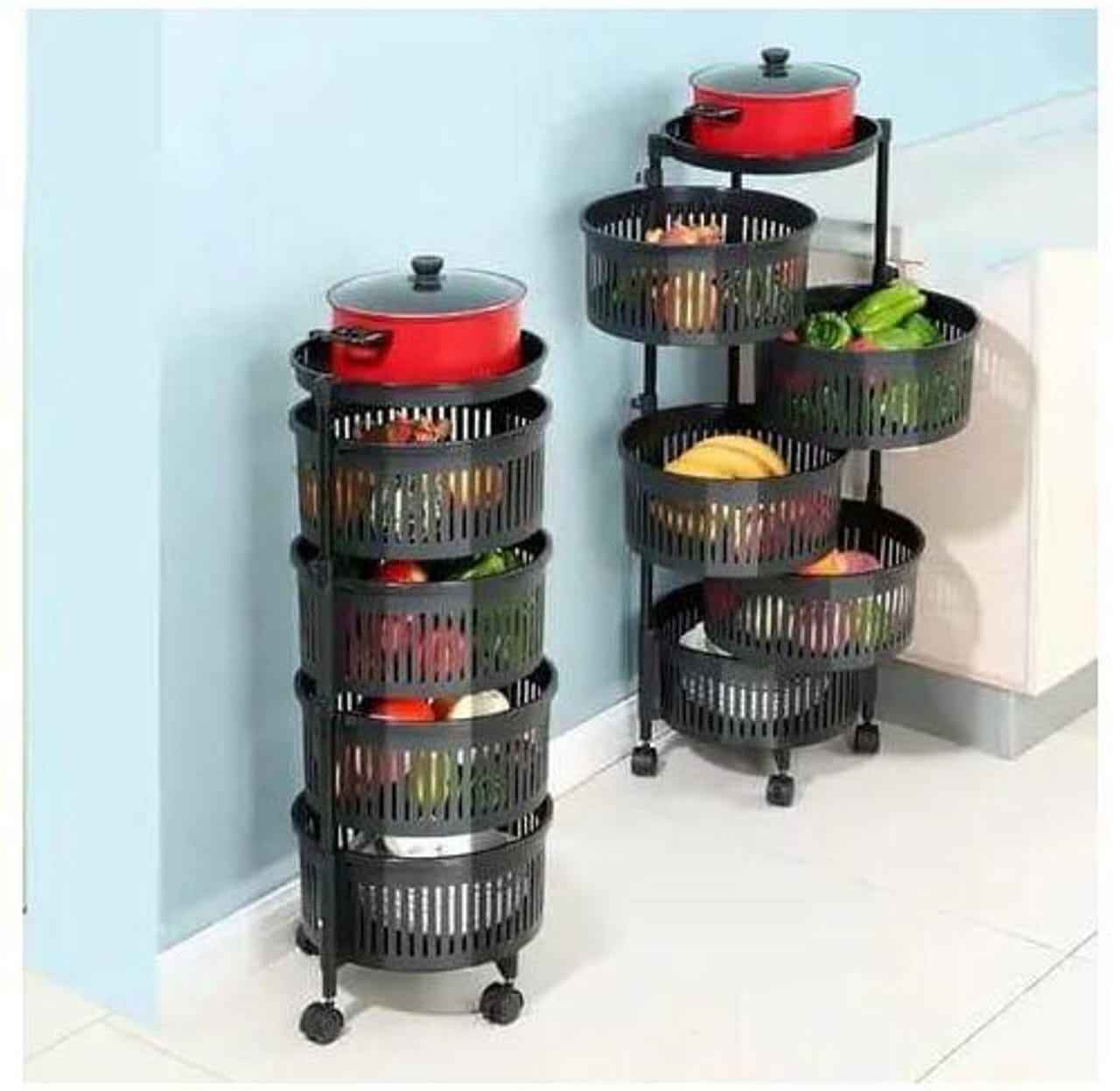 🌟 TOP SELLING OFFER 🌟 - A 1 pc Plastic fruit rack  available at affordable price and of very high quality