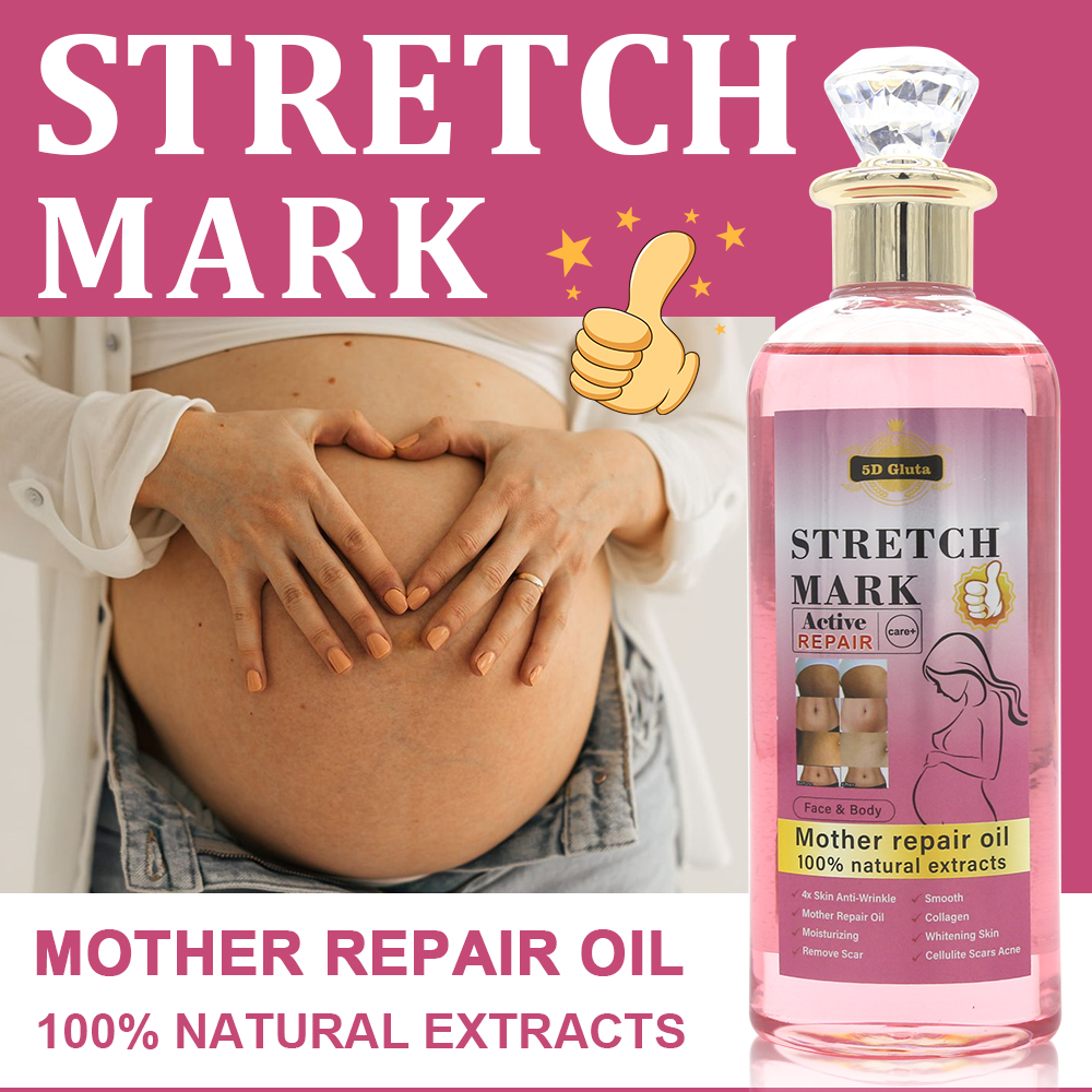 Stretch Mark Removal Oil Belly, Hands, Legs Marks Repairing Pregnancy Obesity Body Marks Removal Scar Moisturizing Repair Anti-Aging Anti-Winkles Cream Increase Skin Elasticity Smooth Firm