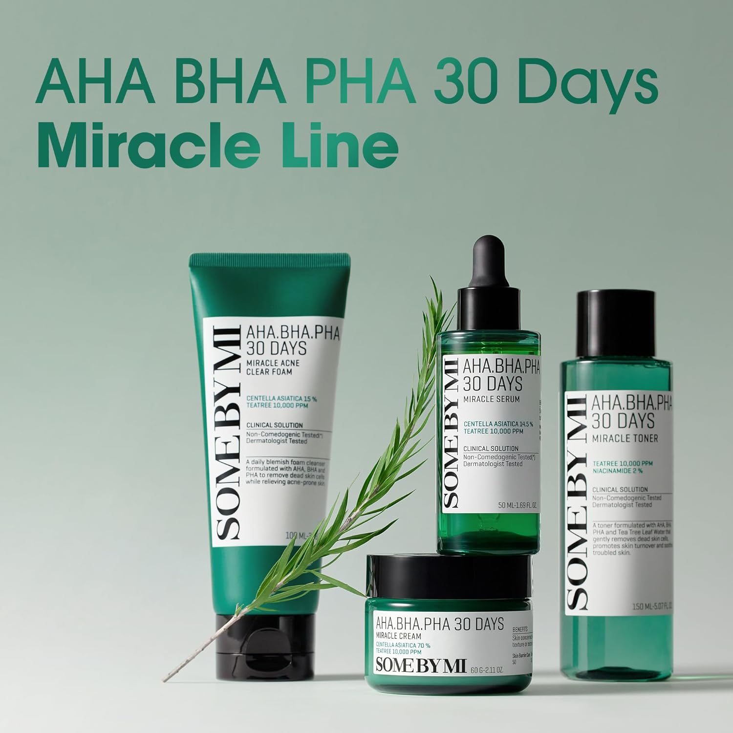 SOME BY MI AHA BHA PHA 30 Days Miracle Toner 150ml – Exfoliating Face Toner for Acne-Prone, Sensitive Skin – Pore Minimizing, Clarifying, Hydrating Korean Skincare