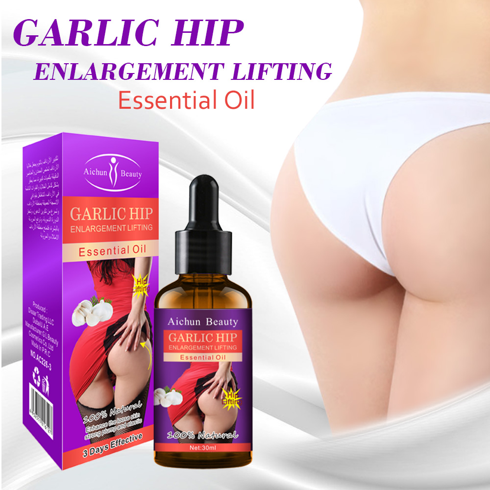 Butt & Hips enlargement oil cream Garlic Hip Lift Up Ass Oil Buttocks Enhancement Big Butt Hips Enlargement Cream 30ml