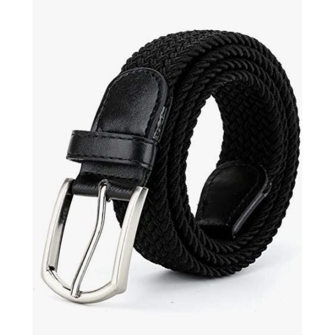 Men's Belt Woven Elastic Belt Casual Braided Waist Belt Outdoor Sports Men Belt Universal Women Belt Light Comfortable Multifunctional Climbing Work Jeans Suit Pants Trousers Braid Roller Belts