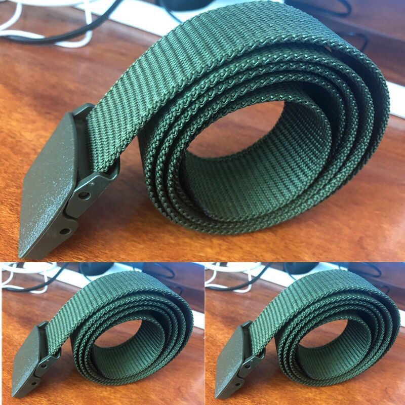 Hot selling  tactical belt men's outdoor nylon buckle belt men's high-end belt