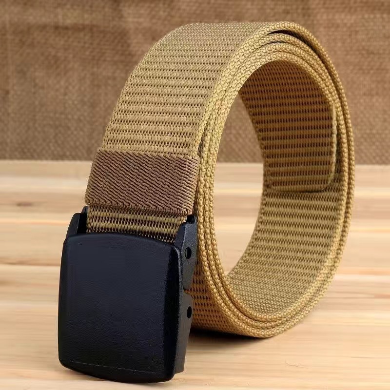 Hot selling  tactical belt men's outdoor nylon buckle belt men's high-end belt