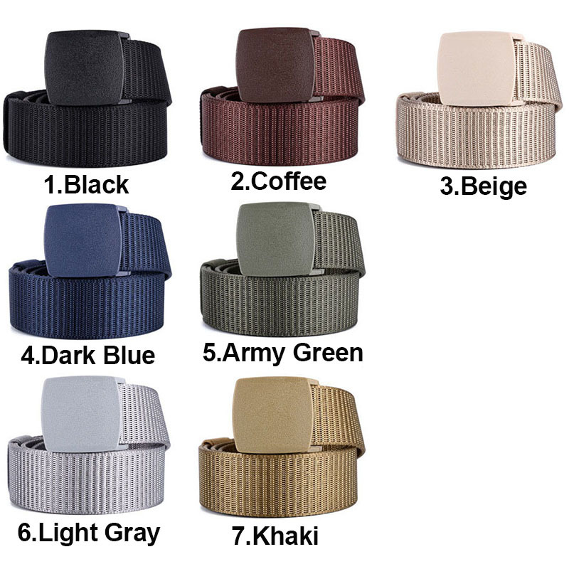 Hot selling  tactical belt men's outdoor nylon buckle belt men's high-end belt