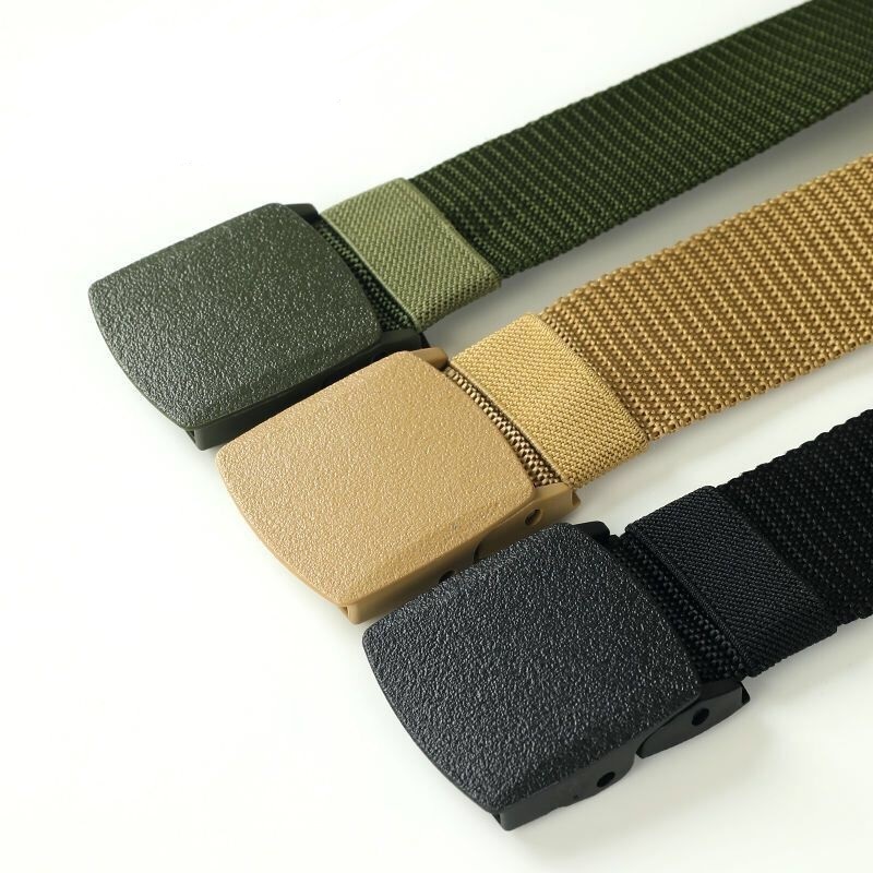 Hot selling  tactical belt men's outdoor nylon buckle belt men's high-end belt