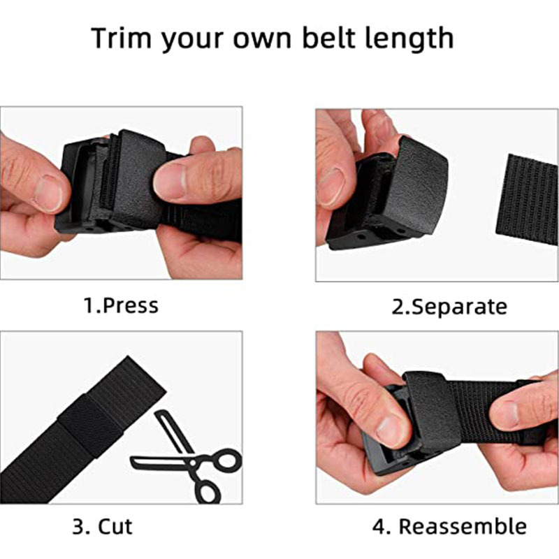 Hot selling  tactical belt men's outdoor nylon buckle belt men's high-end belt