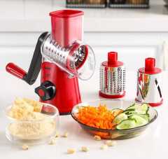 🔴 FINAL STOCK OFFER 🔴 - A 1 pc Rotary drum grater veggie, cheese slicer with 3 slicing options available at affordable price and of very high quality