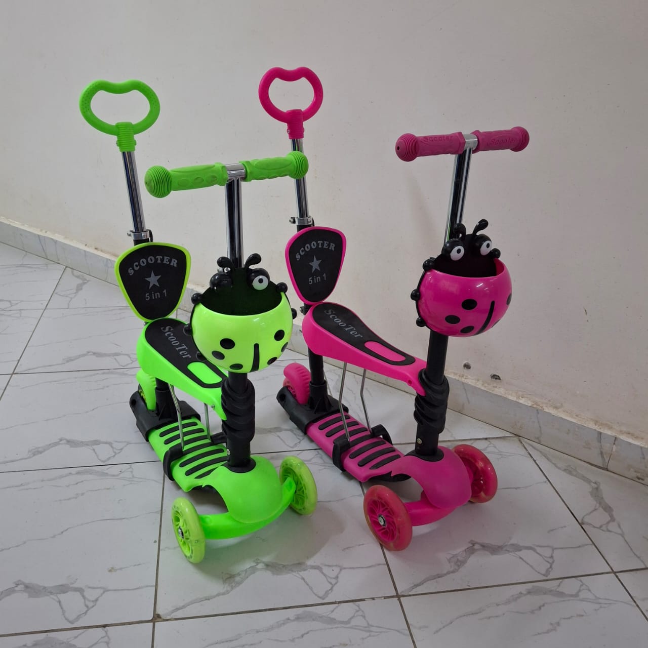 ⚡ FLASH OFFER ⚡ - A 1 pc Scooter with seat,pushhandle and adjustable handle height available at affordable price and of very high quality