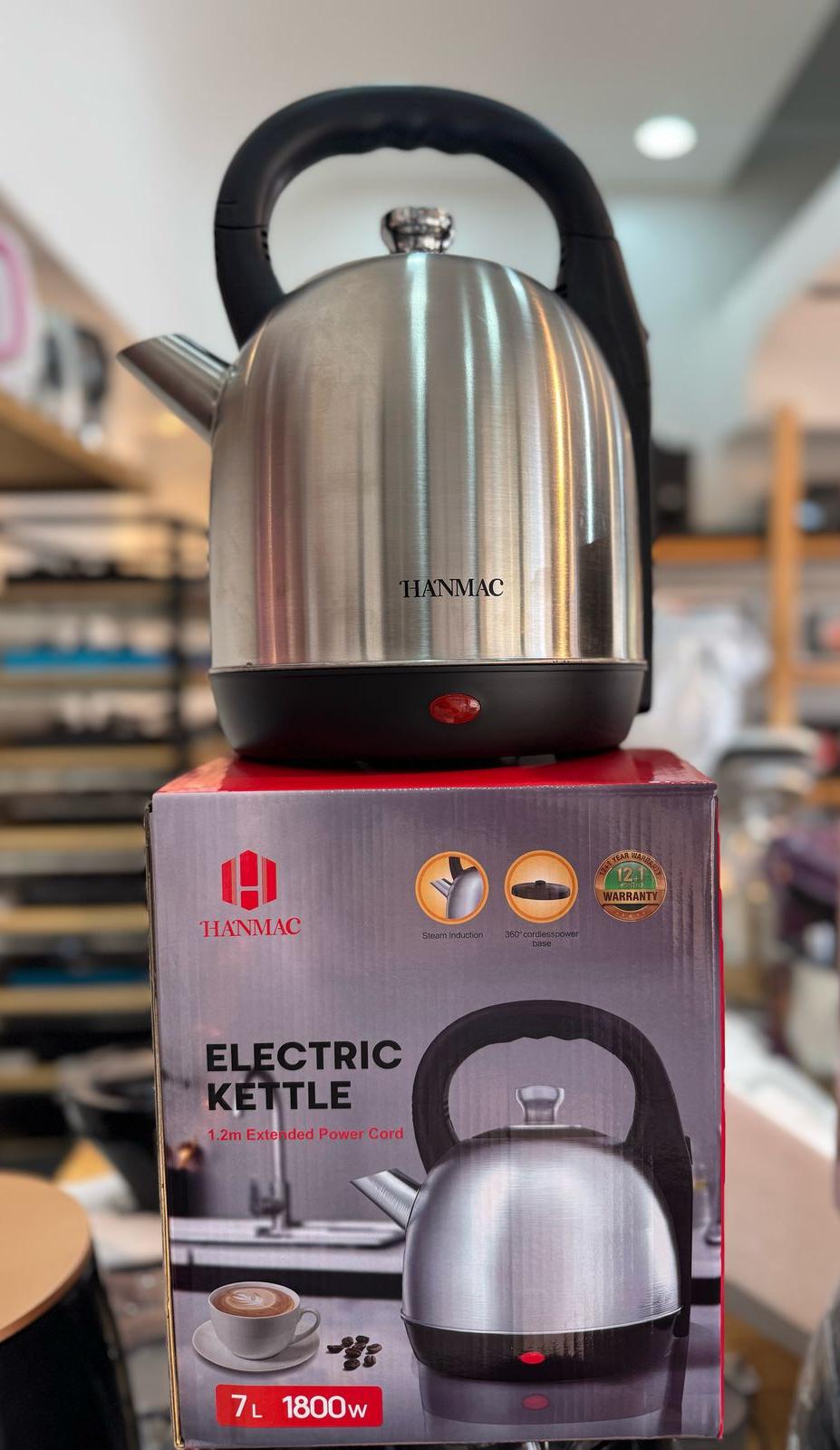 🎁 SURPRISE OFFER 🎁 - A 1 pc 7 litres Hanmac 7L Electric Kettle, a stainless steel kettle designed for fast boiling in large households or businesses. at affordable price and of very high quality