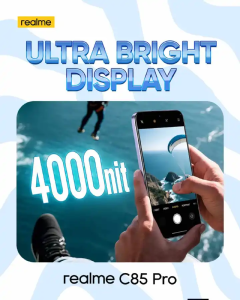 New Arrival Realme C85 Pro AI phone 256GB+8GB 6.8'' 120Hz AMOLED 7000mAh 45W Titan Battery IP69 PR0 Water Resistance 50MP Android 15 Type-C Dual Sim Smart Phones Fingerprint Unlock SMARTPHONES