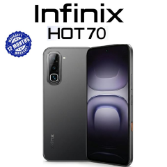 NEW ARRIVALS !! BRAND NEW INFINIX Hot 70,X6895B, 128GB ROM + 4GB RAM, 6.78 inches, 120Hz Display, 50 MP Main Camera +8MP SELFIE 6000 mAh Type C 45W Fast Charging ANFROID 16 SMARTPHONES +FREE GIFTS