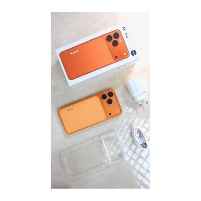 KXD A17 Plus Smartphone 6.6 Inch HD+ Display, 11GB (3+8)RAM, 64GB ROM, 5000mAh Battery, Android Smartphone, Dual SIM, Face Unlock, Fingerprint Sensor, AI Dual Camera, 4G LTE Mobile Phone
