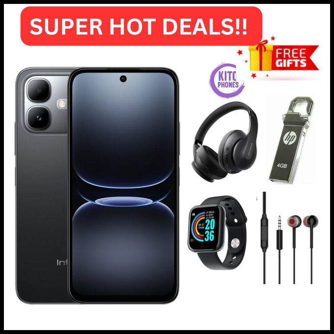 [NEW ARRIVAL] INFINIX Smart 20 128GB+4GB 6.67" 120Hz Display Dual Speakers Dual SIM 4.5G Slim Phone 5200mAh Battery 15W Charging IP64 Fingerprint Lock Android 16 SMARTPHONE+FREE GIFTS JUST FOR YOU