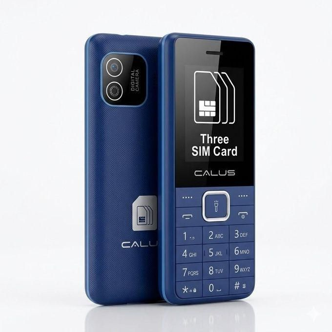CALUS C2160N TRIPLE SIM CARD PHONE DISPLAY 1.77 " BT//TORCH//KING VOICE//2000 CONTACTS//TYPE C BATTERY 1050mAH BATTERY CAPACITY