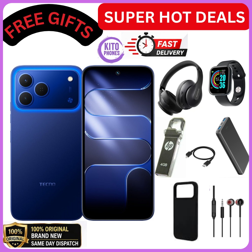 NEW ARRIVALS!! BRAND NEW Tecno Spark 50 128GB ROM+ 12GB (4+8)RAM 6.78" SCREEN 120Hz Refresh rate Camera 50MP Main Camera +8MP SELFIE 18W Super Charging 6700mAh battery Android 16 SMARTPHONE+FREE GIFTS