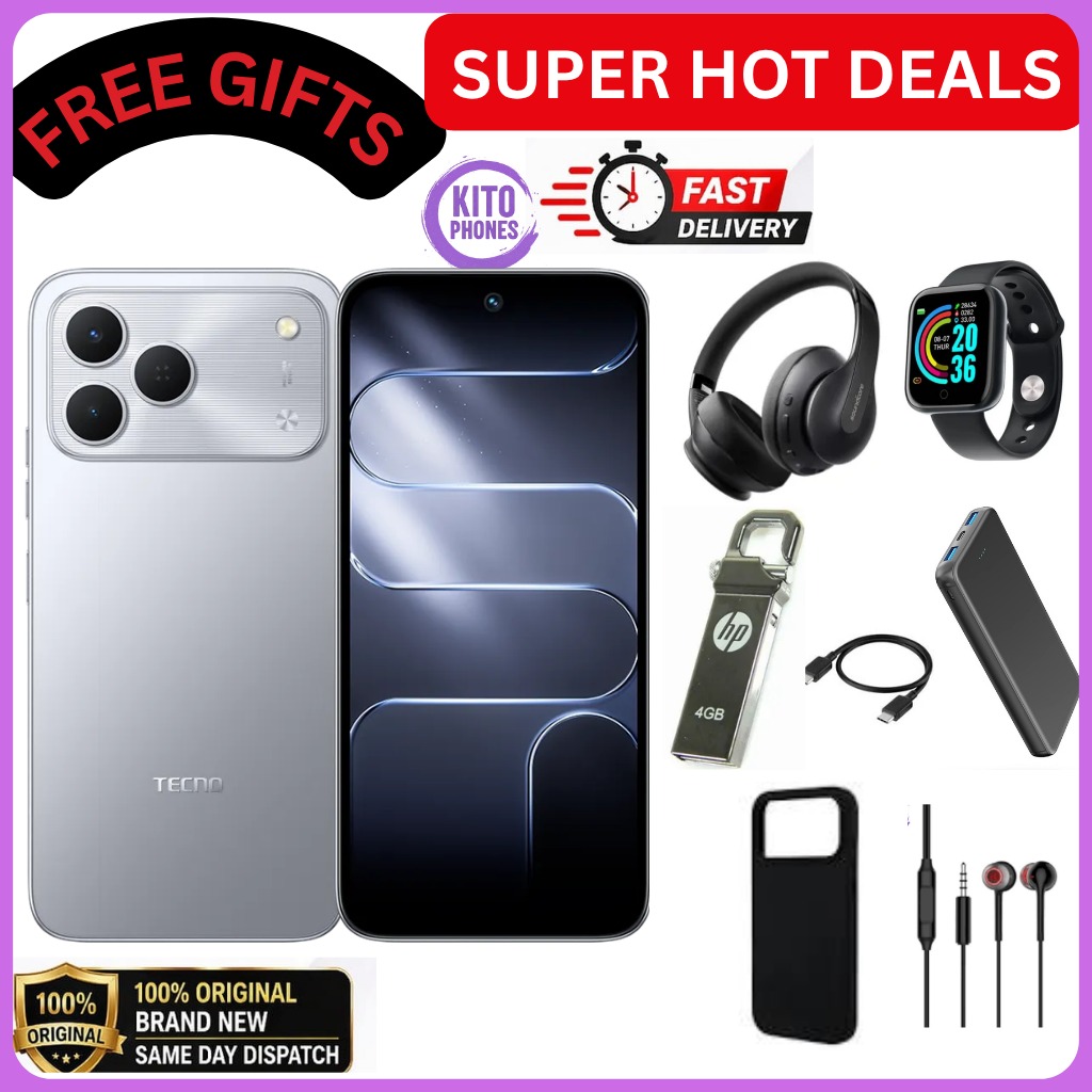 NEW ARRIVALS!! BRAND NEW Tecno Spark 50 128GB ROM+ 12GB (4+8)RAM 6.78" SCREEN 120Hz Refresh rate Camera 50MP Main Camera +8MP SELFIE 18W Super Charging 6700mAh battery Android 16 SMARTPHONE+FREE GIFTS