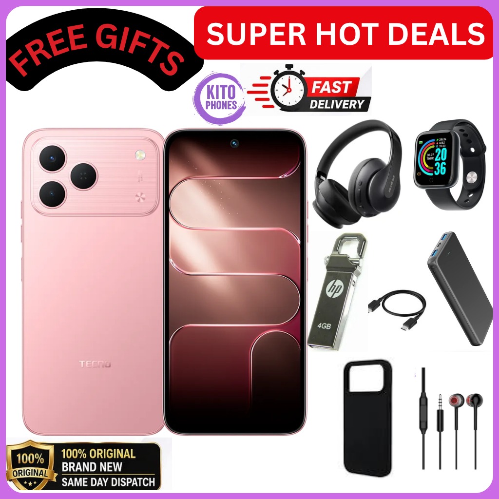 NEW ARRIVALS!! BRAND NEW Tecno Spark 50 128GB ROM+ 12GB (4+8)RAM 6.78" SCREEN 120Hz Refresh rate Camera 50MP Main Camera +8MP SELFIE 18W Super Charging 6700mAh battery Android 16 SMARTPHONE+FREE GIFTS