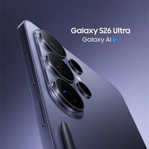 New Arrival Samsung Galaxy S26 Ultra 5G 256GB + 12GB 6.9" 120Hz Dynamic LTPO AMOLED 2X Privacy Secure Display 200MP Quad Camera Snapdragon 8 Elite Gen 5 60W 5000mAh IP68 Android 16 AI Smart Phone