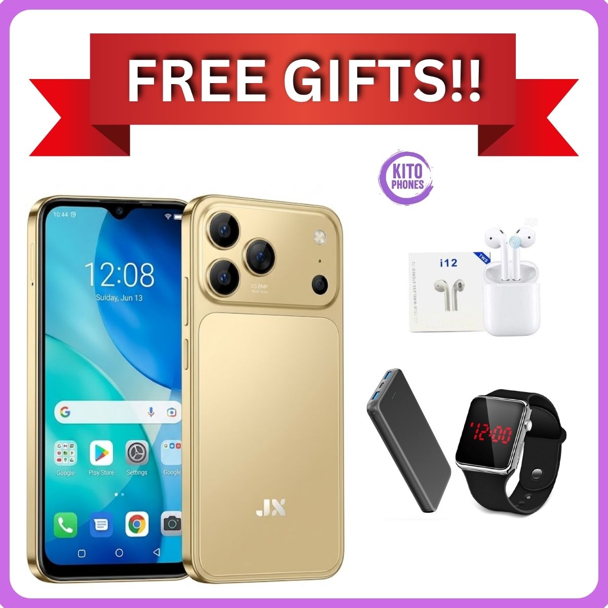 {NEW ARRIVALS} BRAND NEW JX Note 17 Smartphone 4GB RAM + 64GB ROM Display: 6.6″ HD+ Incell 5MP Front + 8MP Rear AI Camera 5000mAh Big Battery Dual sim Android 14 Smart Phones+FREE GIFTS JUST FOR YOU