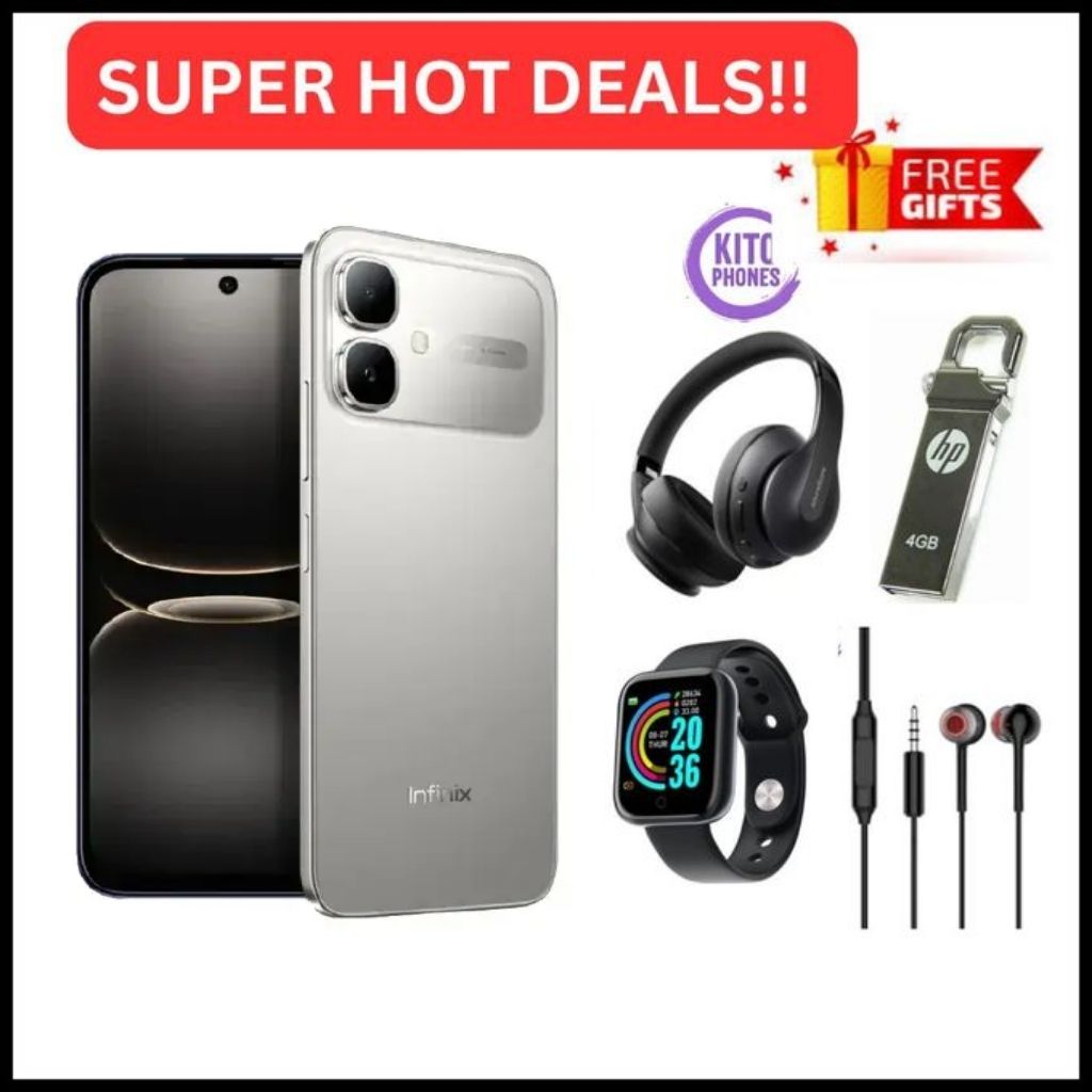 [NEW ARRIVAL] INFINIX Smart 20 128GB+4GB 6.67" 120Hz Display Dual Speakers Dual SIM 4.5G Slim Phone 5200mAh Battery 15W Charging IP64 Fingerprint Lock Android 16 SMARTPHONE+FREE GIFTS JUST FOR YOU