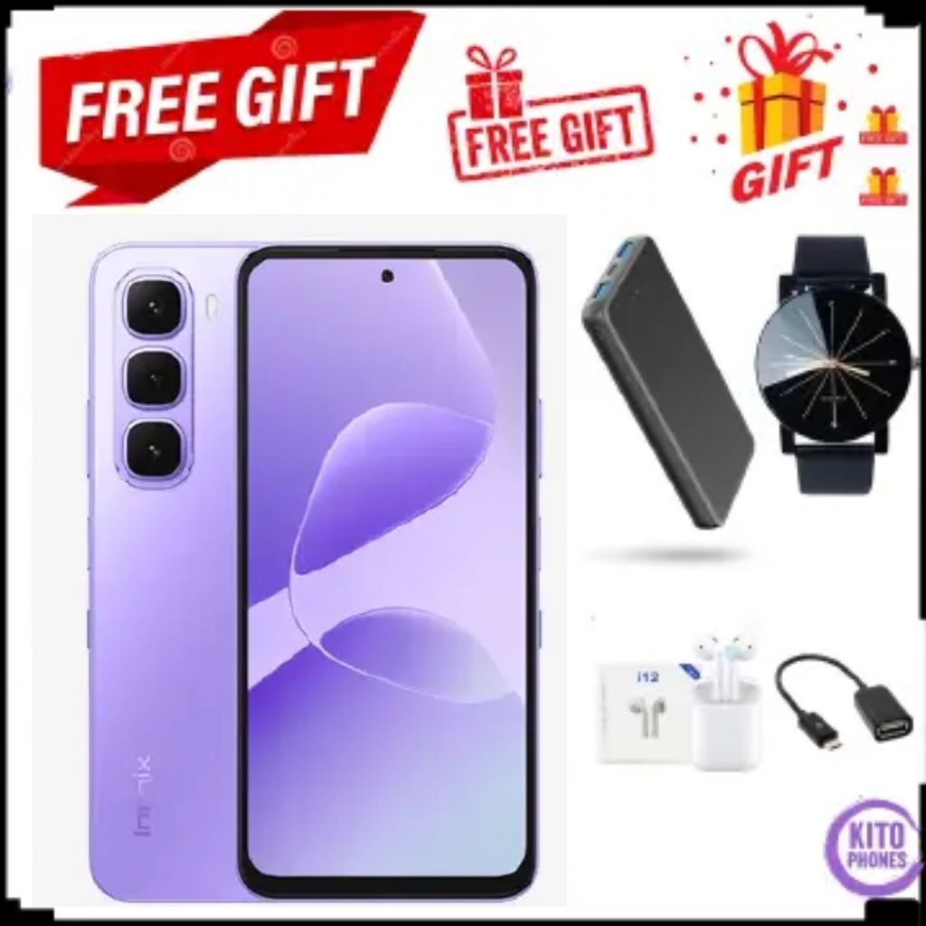 Infinix Hot 60i 256GB+16(8+8)GB 6.7" 120Hz Screen 4G Phone Dual SIM 5160mAh Battery 45W Charging 50MP Camera Fingerprint Lock Android 15 G81 Smart AI smart Phones + free gifts