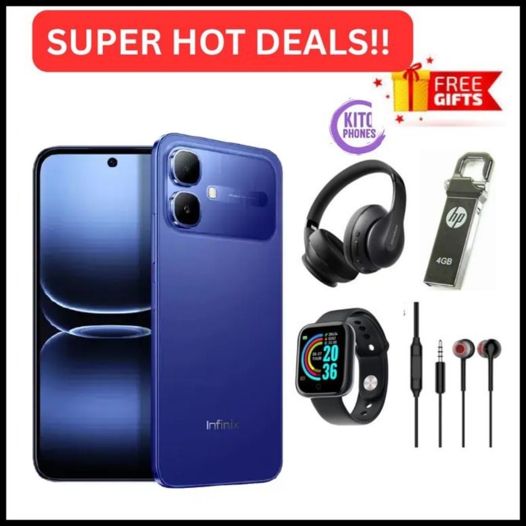 [NEW ARRIVAL] INFINIX Smart 20 128GB+4GB 6.67" 120Hz Display Dual Speakers Dual SIM 4.5G Slim Phone 5200mAh Battery 15W Charging IP64 Fingerprint Lock Android 16 SMARTPHONE+FREE GIFTS JUST FOR YOU