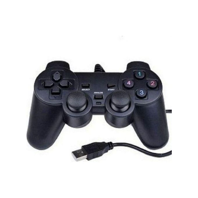Gamepad Ucom USB Wired PC Gamepad Game Controller Dual Shock Game Pad Joypad Control Laptop PC Computer Gaming Play black FIFA Gamer