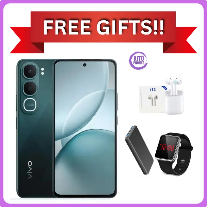 Vivo Y21d 6.68" display 4GB RAM +128GB ROM 50MP MAIN CAMERA  6500mAh battery capacity 5-Year Health Battery, IP69+ Waterproof, 45W FlashCharge, 90Hz refresh rate ANDROID 15 SMARTPHONE+FREE GIFTS