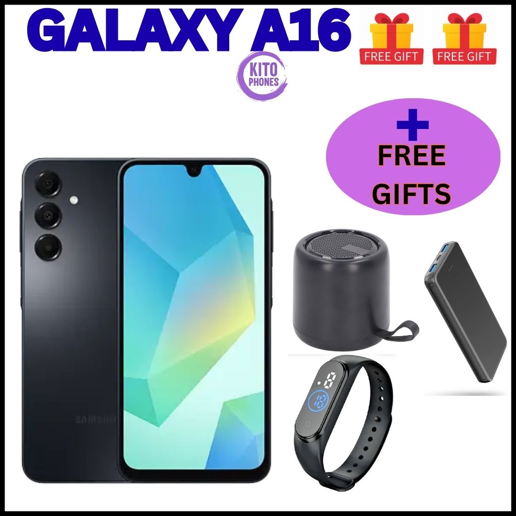 BRAND NEW Samsung Galaxy A16 128GB+4GB 6.7" Super AMOLED Display 50MP Triple Camera Android 14 Mediatek Helio G99 5000mAh 25W Type-C Charge Smart Phones Samsung A16 phone+FREE GIFTS JUST FOR YOU