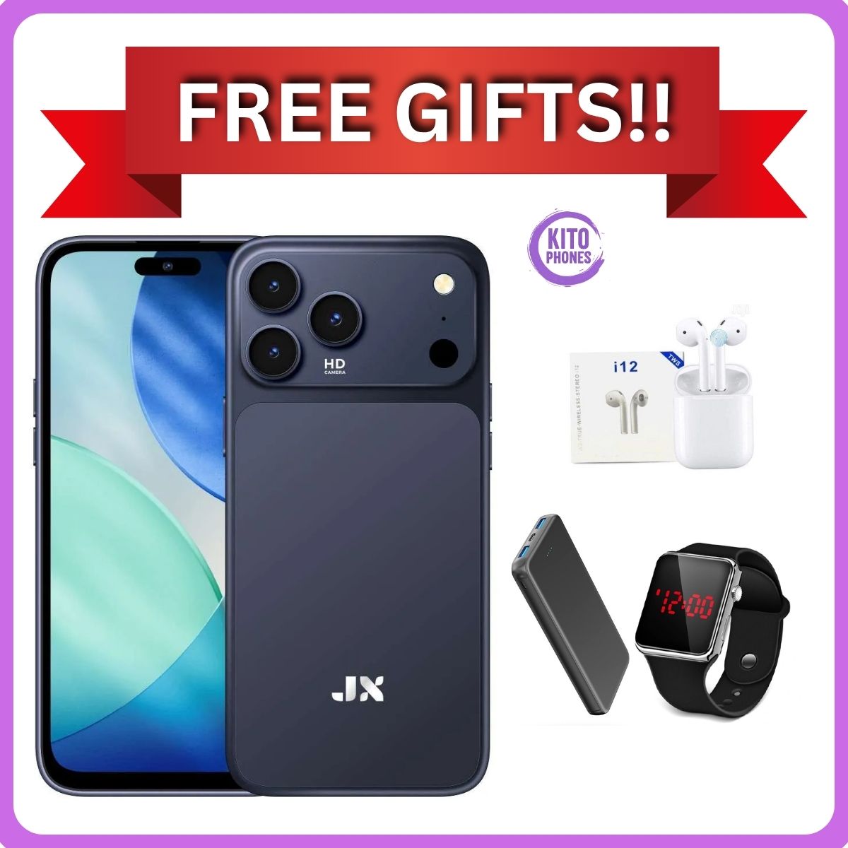 {NEW ARRIVALS} BRAND NEW JX Note 17 Smartphone 4GB RAM + 64GB ROM Display: 6.6″ HD+ Incell 5MP Front + 8MP Rear AI Camera 5000mAh Big Battery Dual sim Android 14 Smart Phones+FREE GIFTS JUST FOR YOU