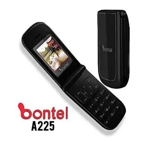BONTEL A225 FEATURE PHONE DUAL SIM FLIP PHONE SCREEN 1.77'' DISPLAY 1000mAh BATTERY CAPACITY KABAMBE/KATULULU/MULIKA MWIZI/BUTTON MOBILE PHONE+FREE GIFTS JUST FOR YOU(WATCH)