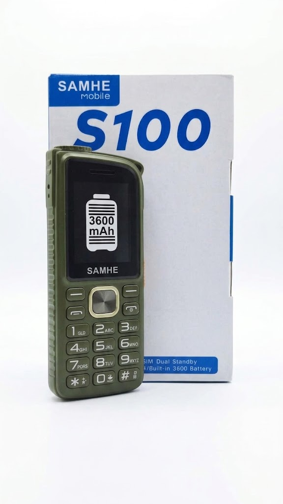 [BRAND NEW] Samhe S100 - 1.77" SCREEN SIZE , DUAL SIM CARD PHONE STANDBY , 3600mAh BUILT-IN BATTERY , MP3,MP4 , FM , BT,Built-in Entertainment AFFORDABLE FEATURED PHONE