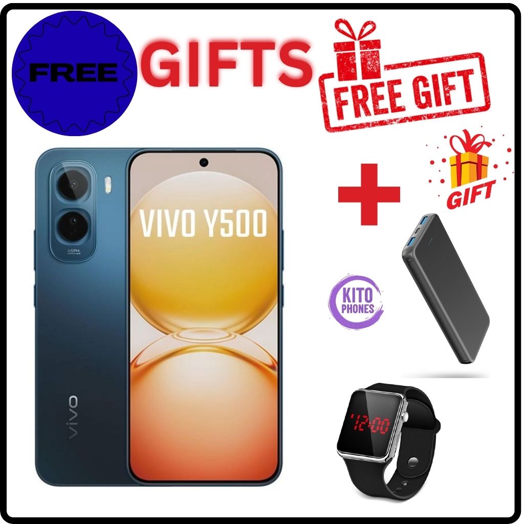 [BRAND NEW] VIVO Y500 6GB RAM +256GB ROM 6.83-inch AMOLED SCREEN 50MP CAMERA +32 MP selfie ,Battery 8100mAh  Android 16 Unisoc T7300 (6 nm) 12 MONTHS WARRANTY ANDROID 16 PHONE SMARTPHONE+FREE GIFTS