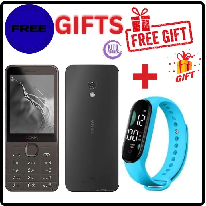 New Nokia 235 4G 128MB ROM +64MB RAM 1450 mAh BIG BATTERY 2.8" screen display HD Camera 2MP Dual SIM Cards Unlocked Cheap Durable Old Phone Classic Featured phone+FREE GIFTS FOR YOU