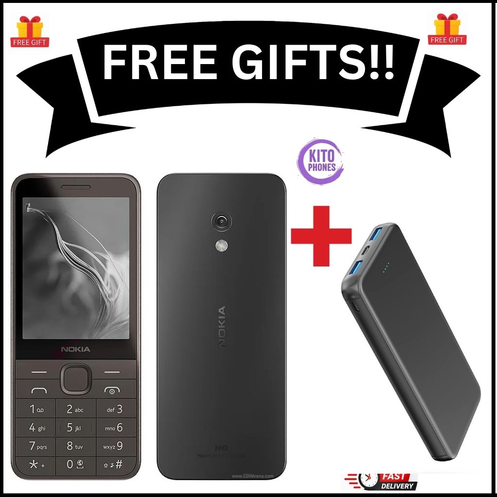 New Nokia 235 4G 128MB ROM +64MB RAM 1450 mAh BIG BATTERY 2.8" screen display HD Camera 2MP Dual SIM Cards Unlocked Cheap Durable Old Phone Classic Featured phone+FREE GIFTS FOR YOU