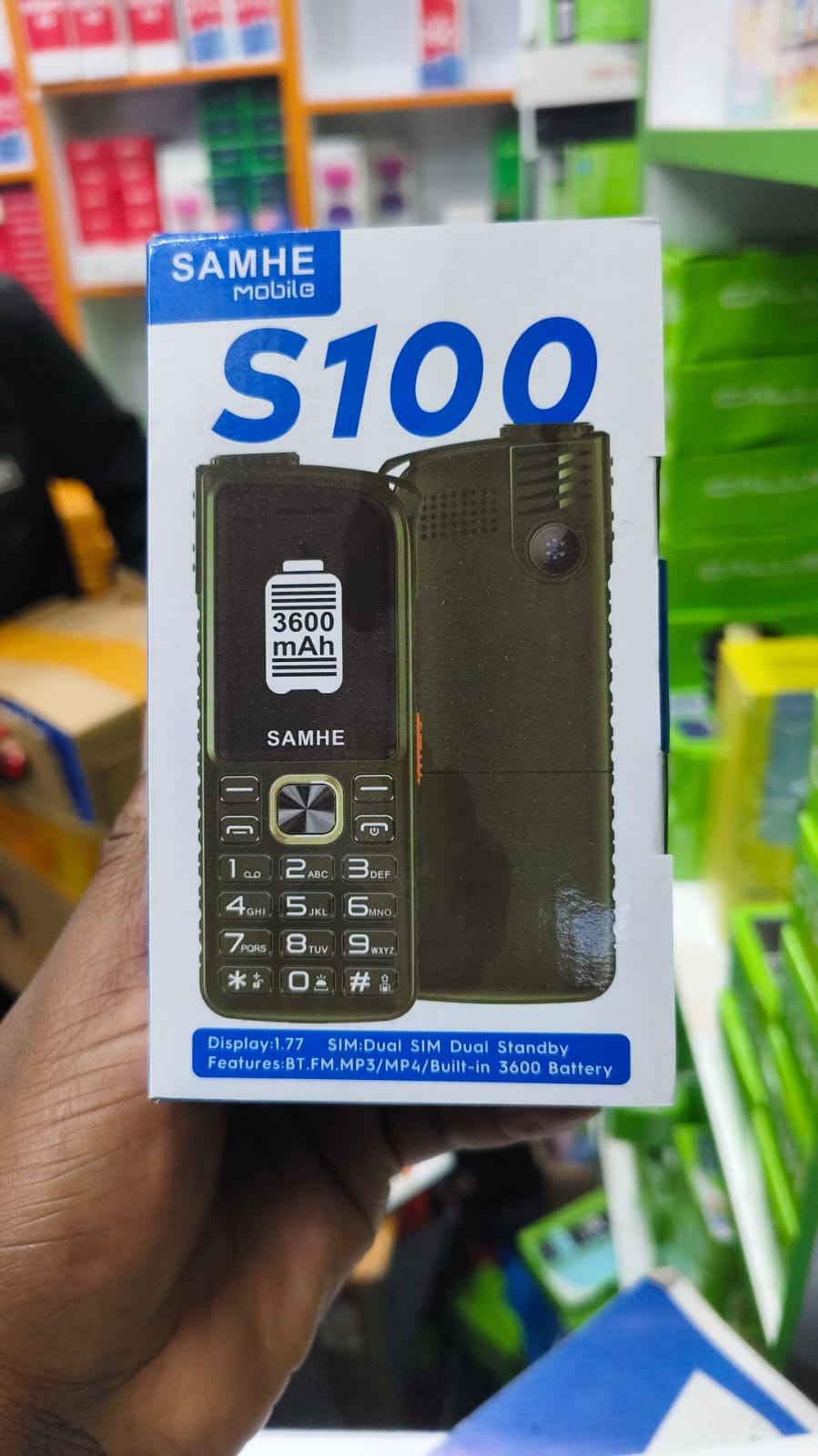 [BRAND NEW] Samhe S100 - 1.77" SCREEN SIZE , DUAL SIM CARD PHONE STANDBY , 3600mAh BUILT-IN BATTERY , MP3,MP4 , FM , BT,Built-in Entertainment AFFORDABLE FEATURED PHONE