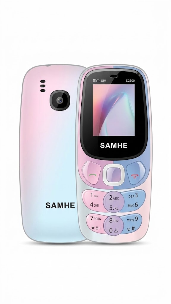 [BRAND NEW] Samhe S2300 2.8" big screen display Feature Phone – Triple SIM Standby, 2500mAh Big Battery, 55 Days Long Standby, Wireless FM & Colorful Ambient Light affordable kabambe featured phone