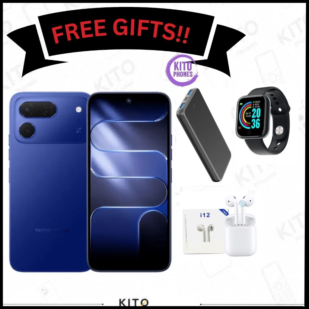 [BRAND NEW] Tecno Spark 50 Pro 256GB ROM+8GB RAM 6.78-inch'50MP f/1.8 PDAF + 8MP f/2.0 selfie,Battery: 5600mAh'OS: Android 16, MediaTek Helio G100+12 MONTHS FREE WARRANTY PHONE SMARTPHONE+FREE GIFTS